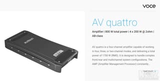 AUDISON VOCE QUATTRO με τα αναλογικα και