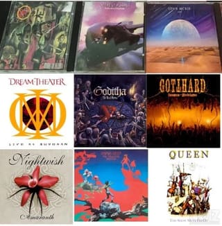 METAL & ROCK Cd's Sealed & Used πακετο κ
