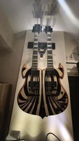Double Neck Zakk Wylde Barbarian SG Style Replica