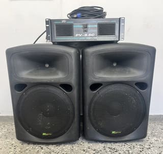 Παθητικά επαγγελματικά ηχεία Xtreme Europa Audio 15’ με ενισχυτή Peavey