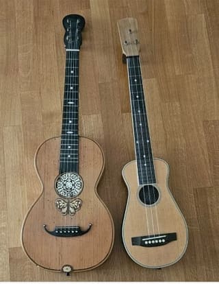 Κιθάρα κλασική ρομαντική 19ου αιώνα & travel guitar 