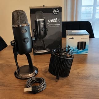 Blue Yeti X USB 2019 + Moukey MMS-9