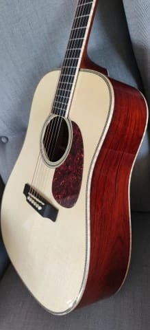 Hsienmo custom European Spruce- Cocobolo dreadnought 