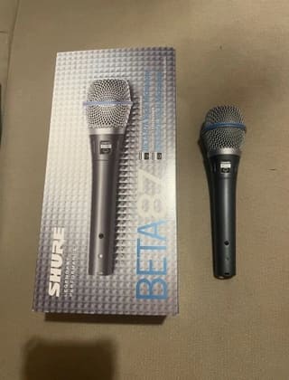 Shure Beta 87A επαγγελματικό πυκνωτικό μικρόφωνο φωνής 