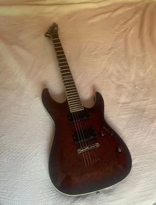 ESP LTD MH-250NT Neck-Thru Dark Brown Sunburst + θήκη