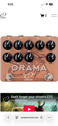 Ctc orama and mxr carbon copy 