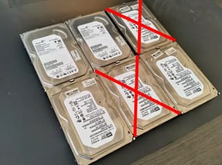 4 μηχανικοι σκληροι δισκοι 160GB SATA