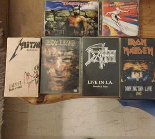 CD, Βιντεοκασέτες, DVD, Κασέτες