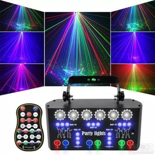 Laser 27 eyes rgb led