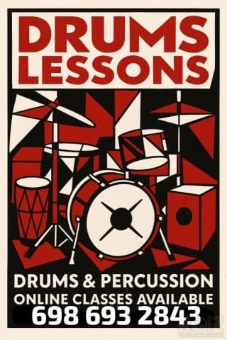 Drums & percussion lessons