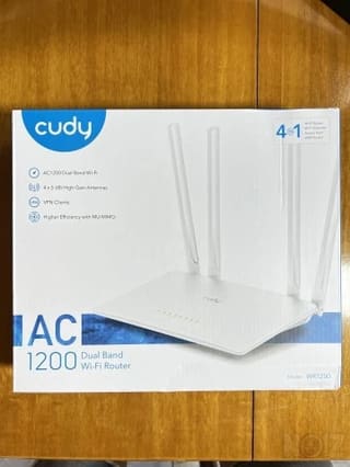 Wi-Fi router Dual Band Cody AC1200 WR120