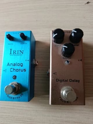 Mini pedals(delay+chorus)
