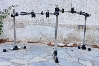 Gibraltar Chrome Series II Double Bass Drum Rack