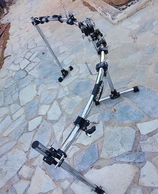Gibraltar Chrome Series II Double Bass Drum Rack