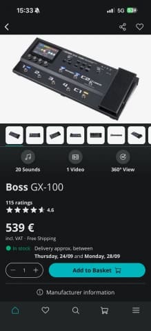 Boss GX-100