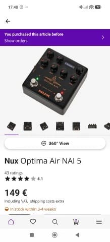 NUX Optima Air NAI 5
