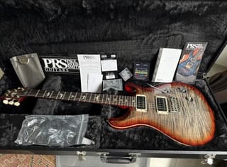 PRS Custom 24 35th anniversary Charcoal Cherry Burst