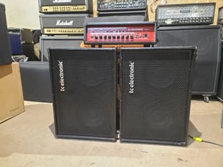 TC Electronic BH500 bass amp + 2 x TC Electronic BC210 cabinets