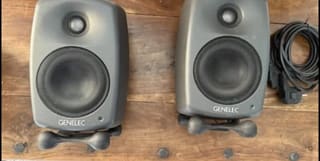 Genelec 8020DPM-6 Dark Grey – Ζευγάρι Active Studio Monitors – Άριστη κατάσταση