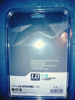 LD Systems PPA2 Phono Preamplifier