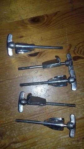 5 Die cast claws/Tension rods vintange 6