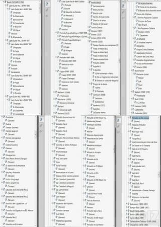 Παρτιτούρες για κλασική κιθάρα, sheet mu