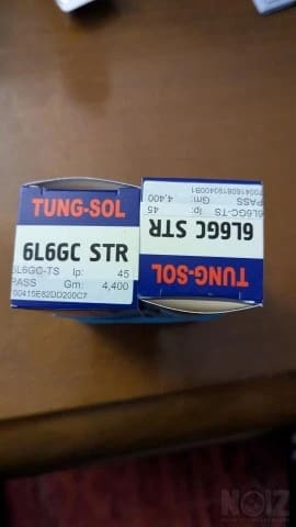 Tung-Sol 6L6GC STR matched pair NEW