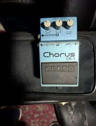 Boss ce-3, tc electronic skysurfer reverb, onerr delay