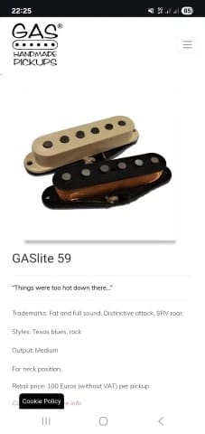 Gaspickups GASlight 59