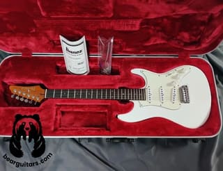 Ibanez LM1 Luca Mantovanelli Signature - Luna White