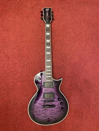 ESP LTD EC-1000 See Thru Purple Sunburst