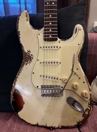 Fender SRV Neck & MJT Body Strat USA