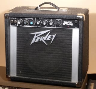 Peavey backstage 1980