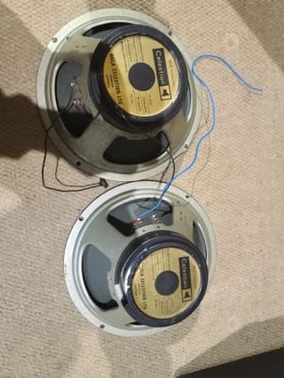 Ζεύγος Rola Celestion G12S Blackback 20W – Δεκαετία ’70 – Αυθεντικοί κώνοι 1777