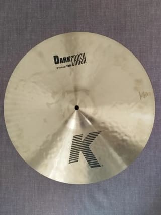 Zildjian K Dark Thin Crash 19"