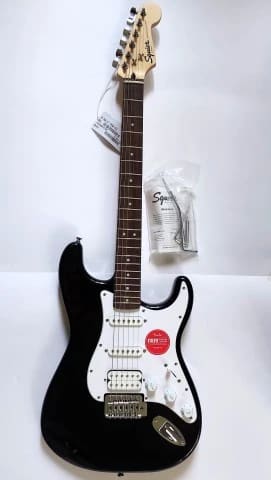 Squier Bullet Stratocaster HSS IL with Tremolo, Indonesia (Black)