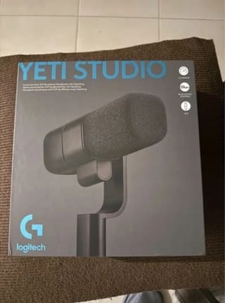 Logitech Yeti Δυναμικό Μικρόφωνο XLR Shock Mounted για Studio