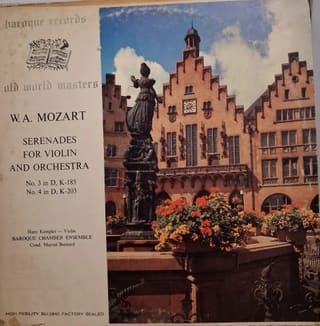 Mozart Serenades For Violin And Orchestra