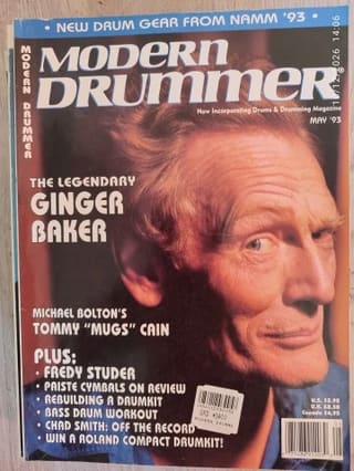 Modern Drummer Magazine 1993 Full Year (12 Issues)
