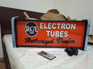 RCA tubes dealer display