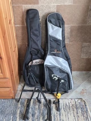 1 Gig Bag + 2 Guitar Stand