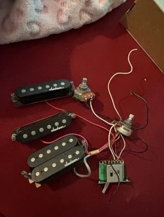 Jackson HSS Σετ Μαγνητών + Πλήρη Ηλεκτρονικά (Loaded Harness)