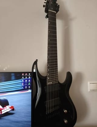 Harley Benton R-458BK Multiscale 8string