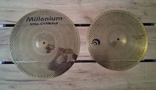 Millenium Low volume crash cymbals 16 & 18