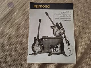 original vintage, 1960s Egmond κατάλογος