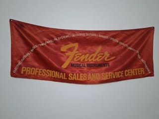 Fender Dealer Wall Banner (1966 CBS Era)