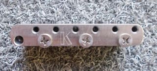 Stratocaster Kluson Steel lefty tremolo 