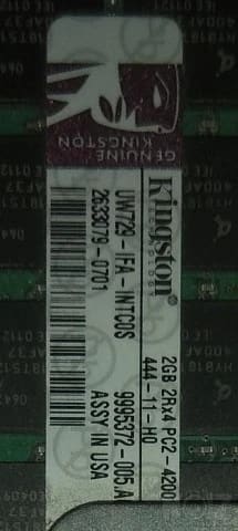 Μνήμες γιά Server, ECC 2GB