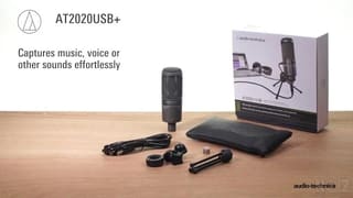 Μικρόφωνο AT2020USB+ με Βάση Γραφείου