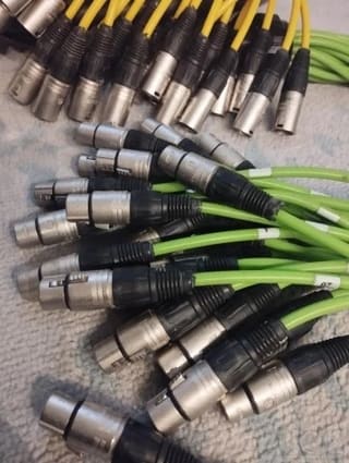 Custom καλώδιο xlr male female 24 γραμμώ